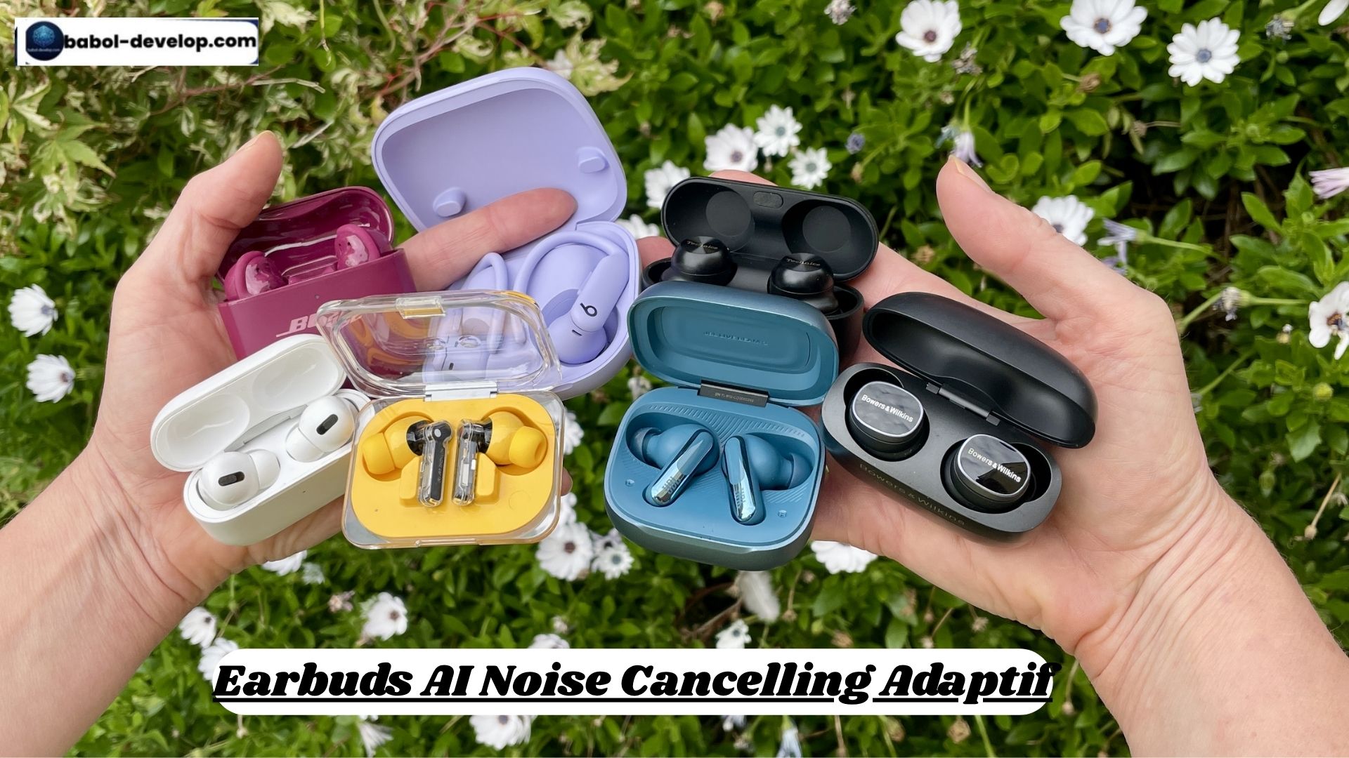 Earbuds AI Noise Cancelling Adaptif