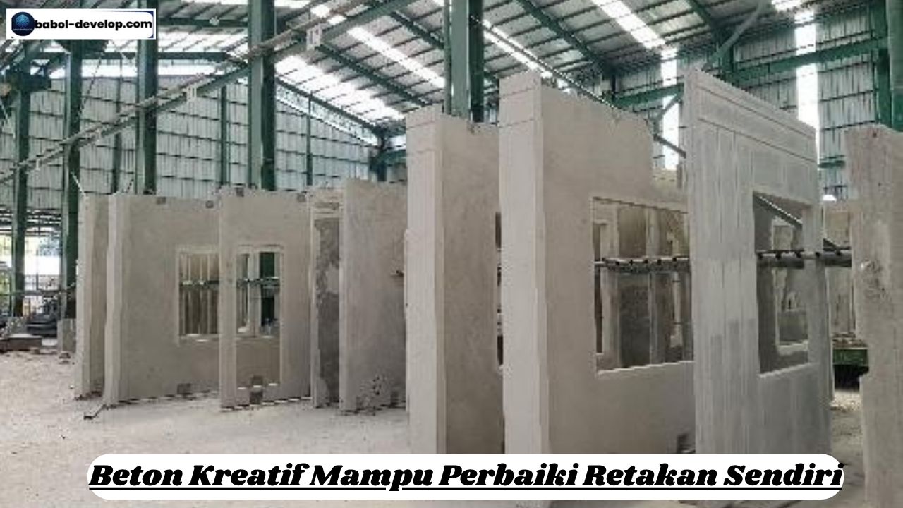 Beton Kreatif Mampu Perbaiki Retakan Sendiri
