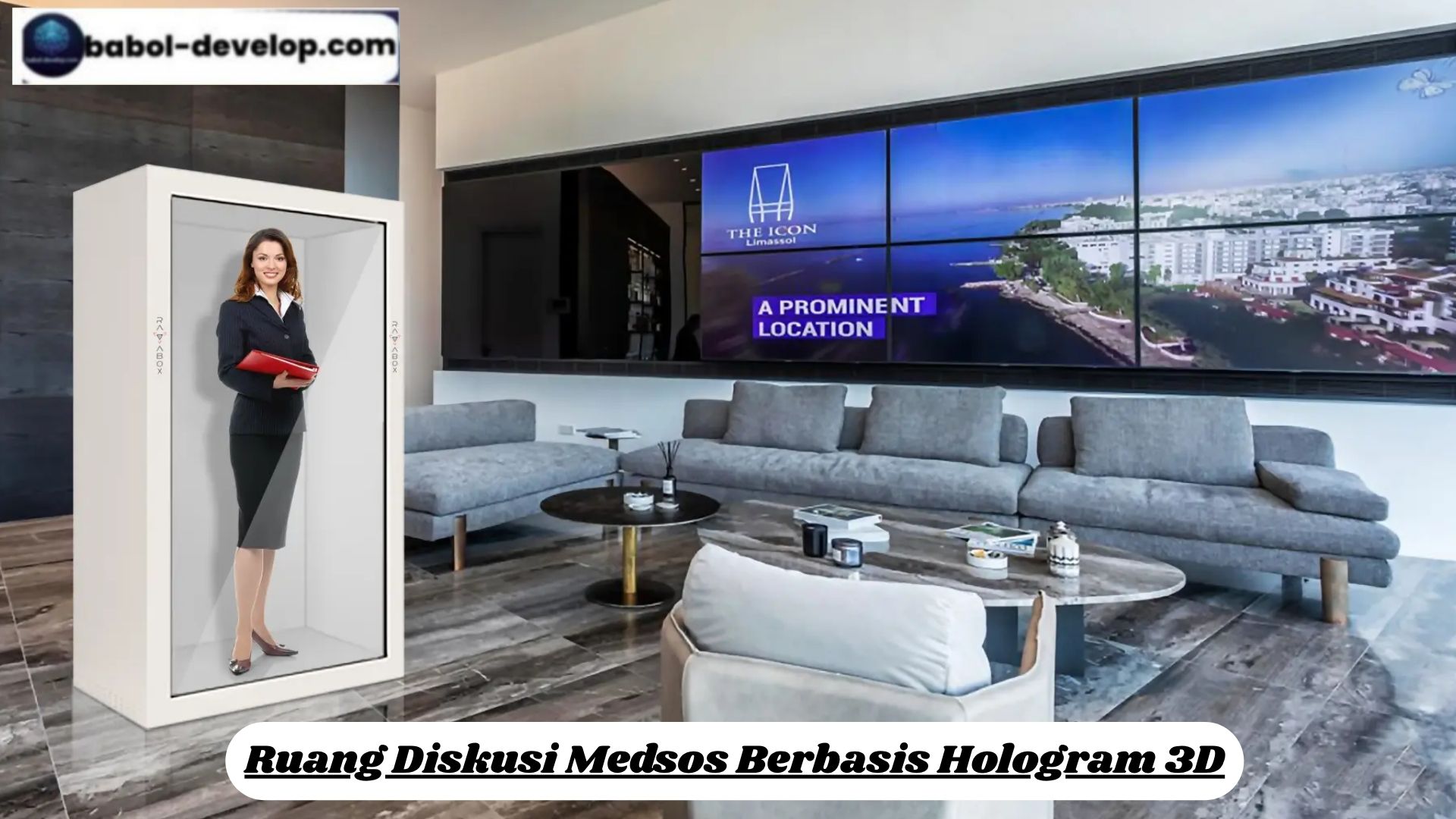 Ruang Diskusi Medsos Berbasis Hologram 3D