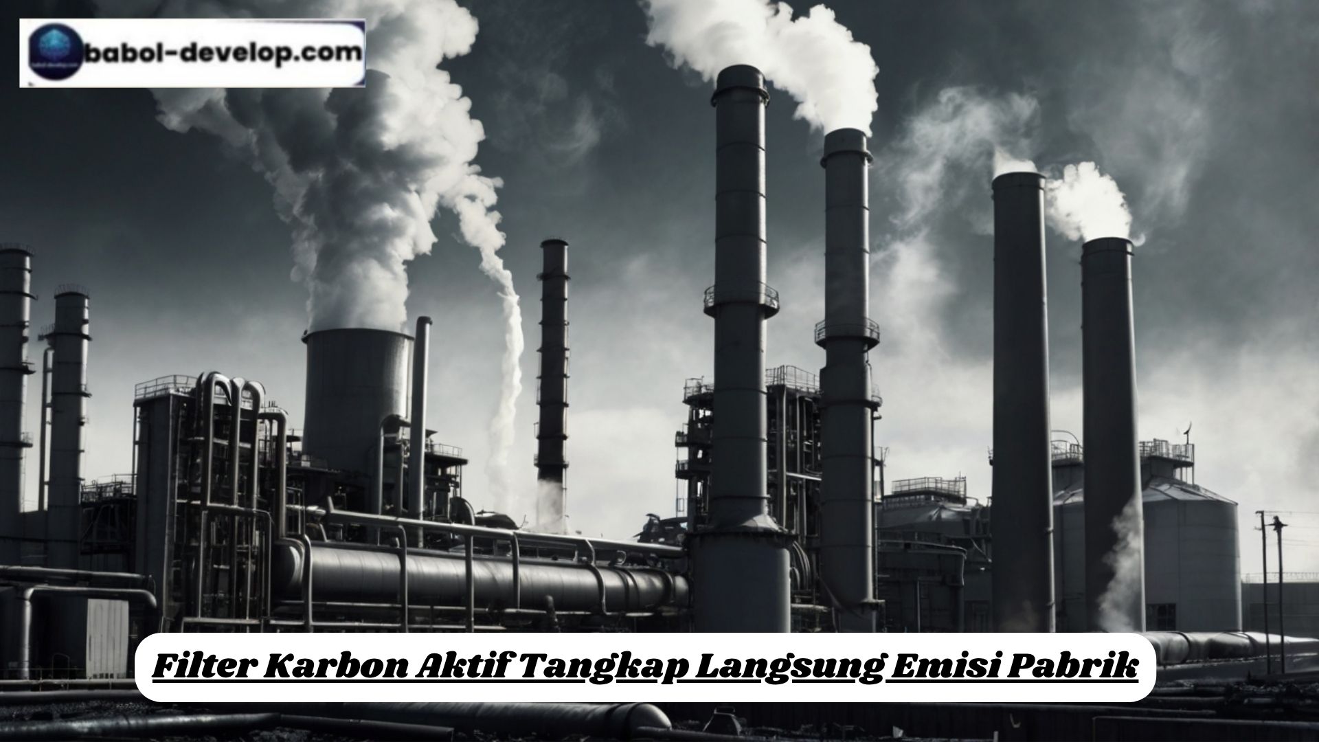 Filter Karbon Aktif Tangkap Langsung Emisi Pabrik