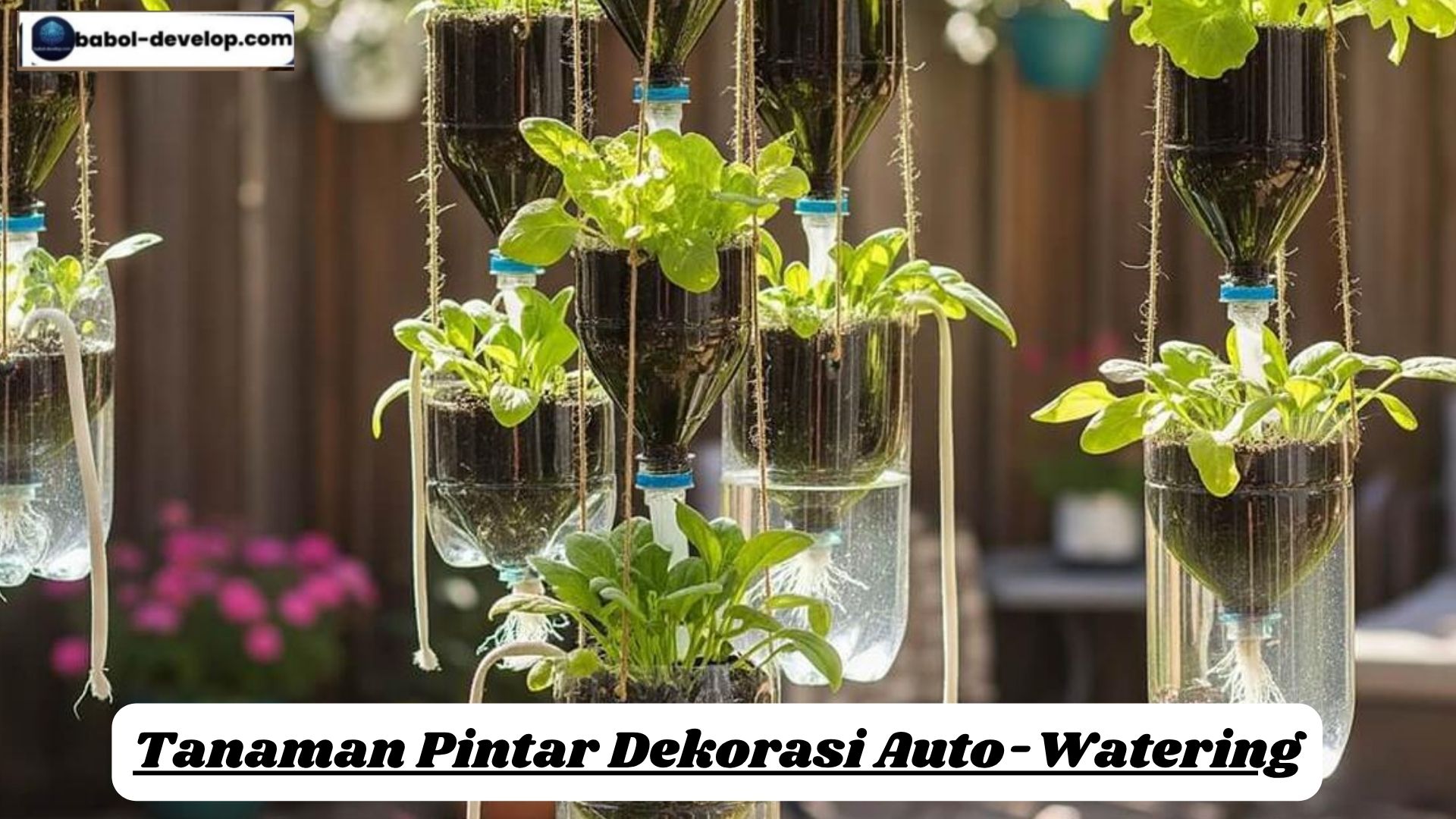 Tanaman Pintar Dekorasi Auto-Watering